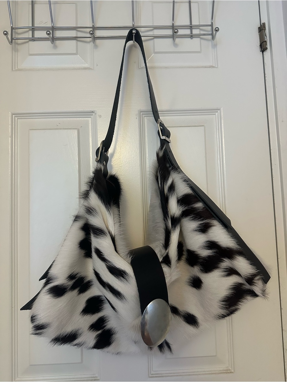Animae la “supernova” cowhide shoulder bag
